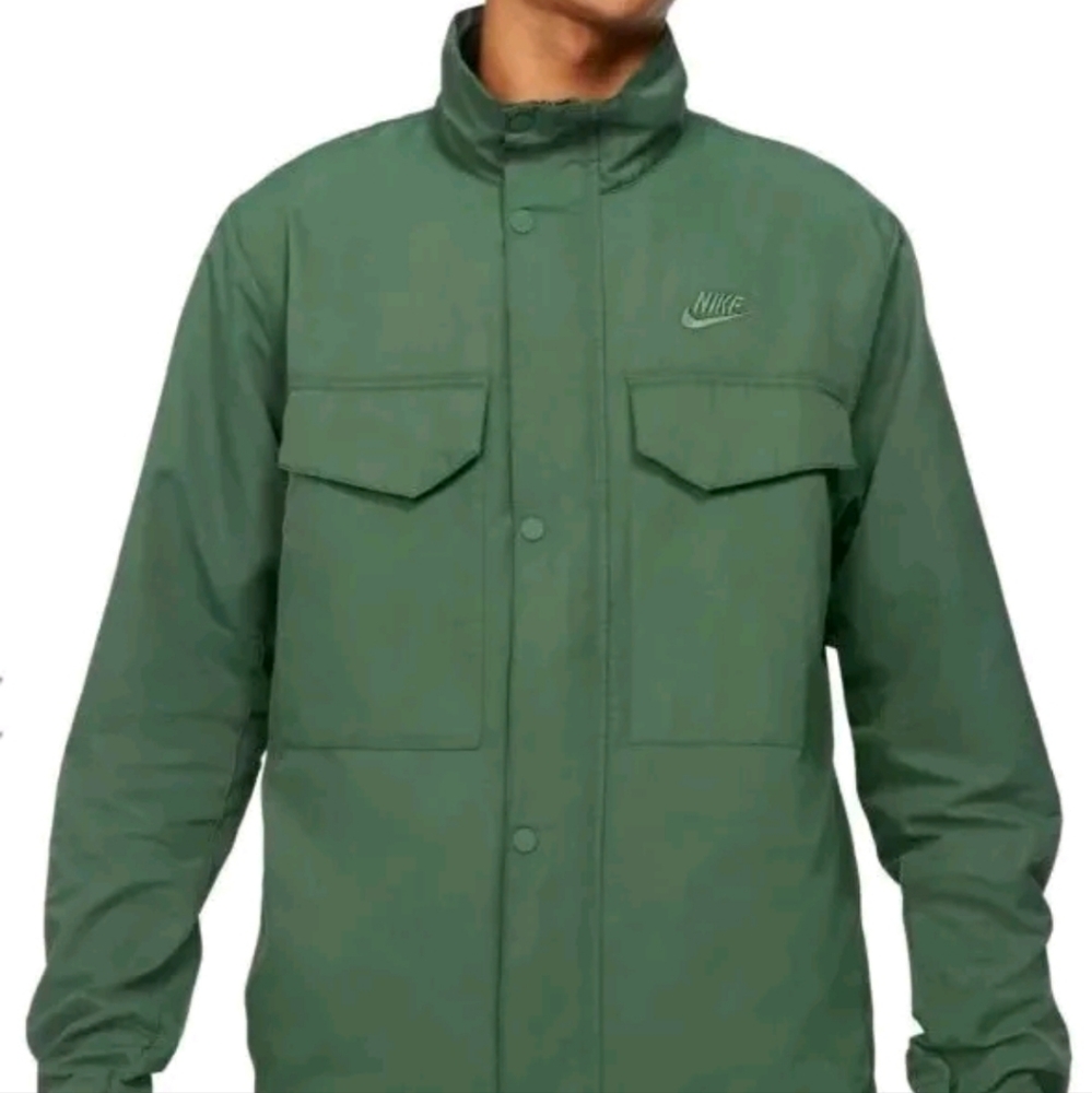 $100 NWT Nike Sportswear Men's S Woven M65 Spring Jacket  Military CZ9922-338